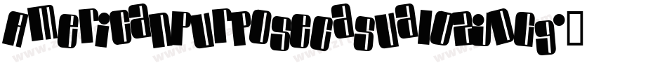 AmericanPurposeCasual02-jDG9字体转换