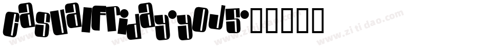 CasualFriday-yoJ5字体转换