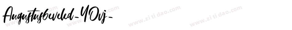 Augustusbeveled-YOvj字体转换