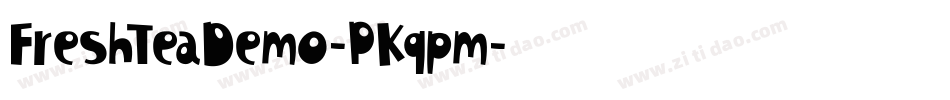 FreshTeaDemo-PKqpm字体转换