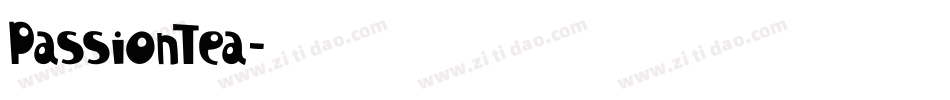 PassionTea字体转换