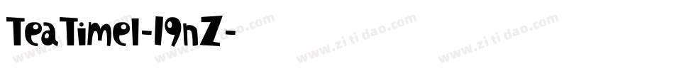TeaTimeI-l9nZ字体转换