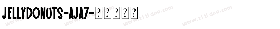 JellyDonuts-Aja7字体转换