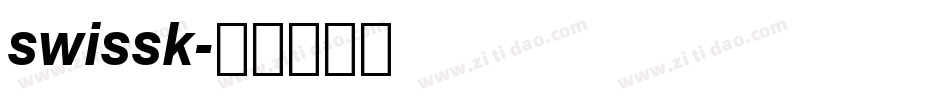 swissk字体转换