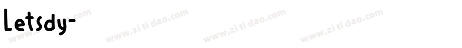 Letsdy字体转换