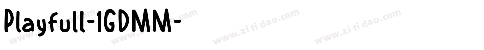 Playfull-1GDMM字体转换