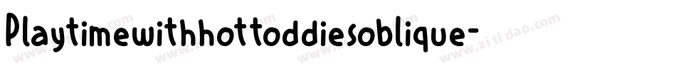 Playtimewithhottoddiesoblique-YElv字体转换