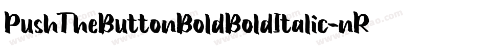 PushTheButtonBoldBoldItalic-nRxdM字体转换