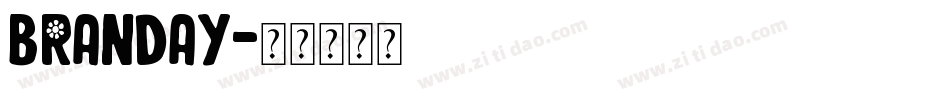 Branday字体转换