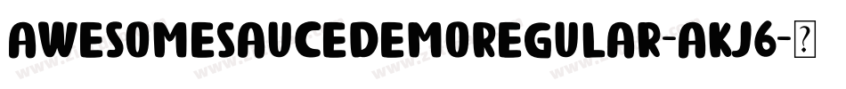 AwesomeSauceDemoRegular-AKj6字体转换