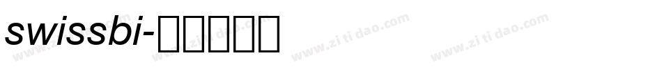 swissbi字体转换