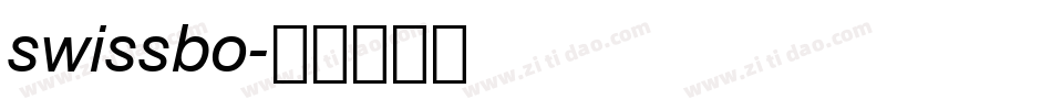 swissbo字体转换