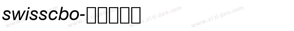 swisscbo字体转换