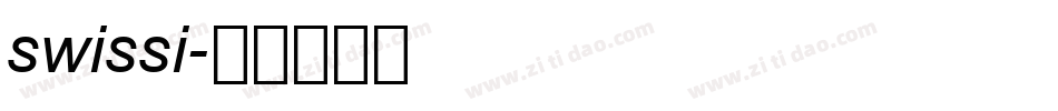 swissi字体转换