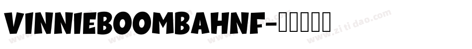 VinnieBoomBahNF字体转换