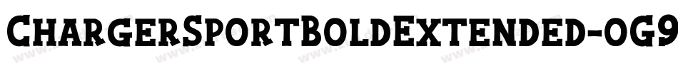 ChargerSportBoldExtended-oG9a字体转换
