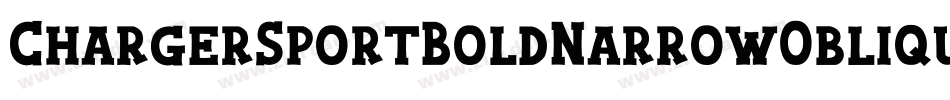 ChargerSportBoldNarrowOblique-eGj6字体转换