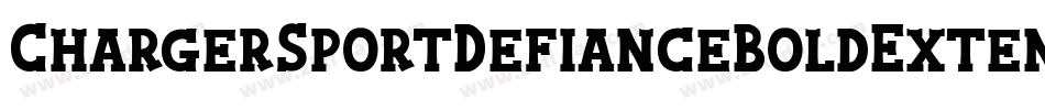 ChargerSportDefianceBoldExtended-OrJ4字体转换