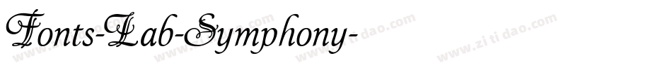 Fonts-Lab-Symphony字体转换