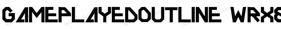 GamePlayedOutline-wrX8字体转换