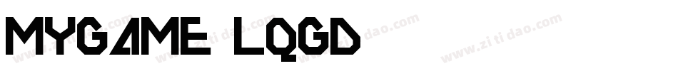 MyGame-LqGD字体转换
