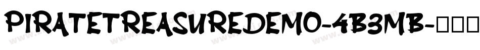 PirateTreasureDemo-4B3MB字体转换