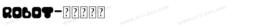 Robot字体转换