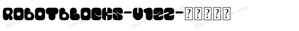 RobotBlocks-V12Z字体转换