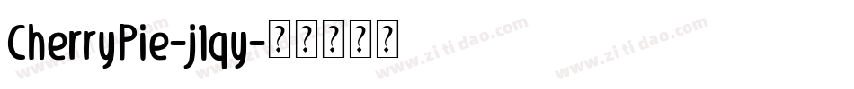 CherryPie-j1qy字体转换