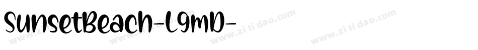 SunsetBeach-L9mD字体转换
