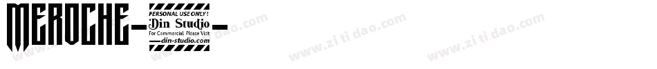 Meroche-2字体转换