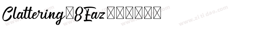 Clattering-8Eaz字体转换