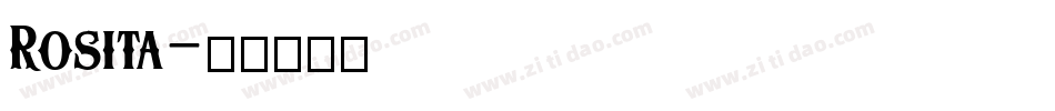 Rosita字体转换