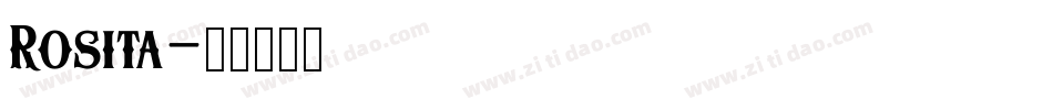 Rosita字体转换