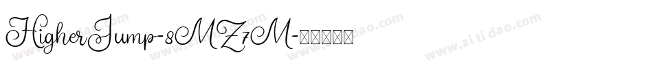 HigherJump-8MZ7M字体转换