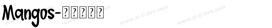 Mangos字体转换