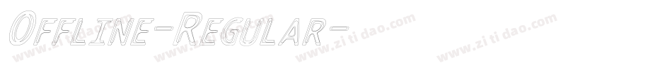 Offline-Regular字体转换