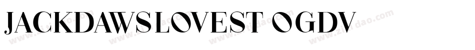 JackdawsLoveSt-oGdV字体转换