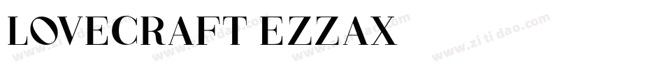 LoveCraft-eZZax字体转换