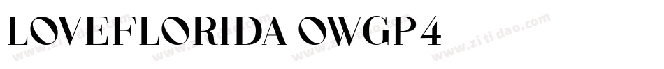 LoveFlorida-owgp4字体转换