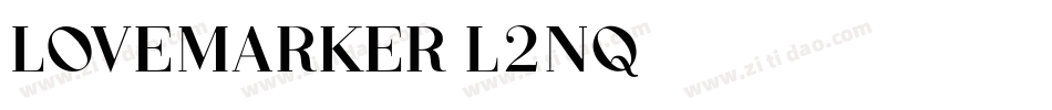 LoveMarker-l2nq字体转换