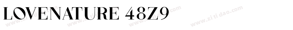 LoveNature-48z9字体转换