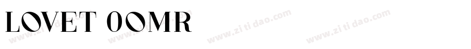 Lovet-0oMR字体转换