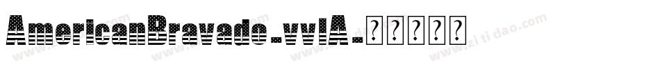 AmericanBravado-vvlA字体转换