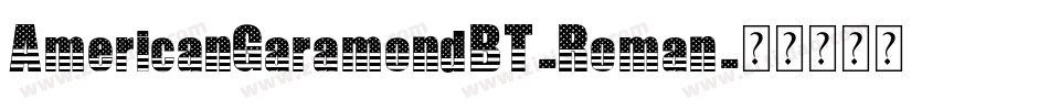 AmericanGaramondBT-Roman字体转换