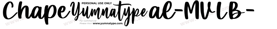 Chape2al-MVLB字体转换