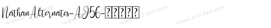 NathanAlternates-AJ56字体转换