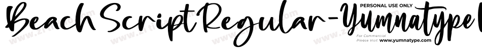 BeachScriptRegular-8Wyg字体转换
