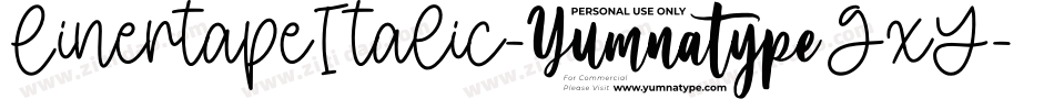 LinertapeItalic-6GxY字体转换