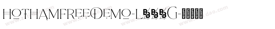 HothamFreeDemo-L380G字体转换